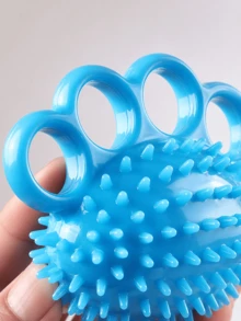 Grip Strength Ball, Home And Office Stress Relief Finger And Grip Strength Training Ball, Finger And Palm Strength Trainer, Suitable For Gym Workout, High Elasticity Anti-Slip, Portable And Ready For Use - A - View 4