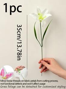 15pcs Artificial Mixed Color Silk Lily Flowers, Faux Lilies, Suitable For Wedding Decor, Home Decor, Room Decor, Tabletop Decor, Vase, Living Room, Dining Table, Bedroom, TV Cabinet, Enhance Home Atmosphere, Party Decor, Photography Props, Maintenance-Free - Multicolor - View 11