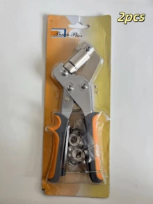 1件裝基礎雞眼打孔套組，3/8英吋/10mm內徑雞眼，皮革與帆布打孔工具組，含20組雞眼，適用於DIY防水布、人造皮革與紙張，縫紉與手工藝用品 - 打孔鉗 - 查看 12