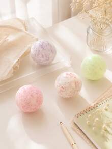 1pc Handmade Crushed Ice Texture Malleable Squeeze Ball, Crystal Particle Soft Round Ball Hand Squeeze Toy, Suitable For Children - Crushed Ice Ball - View 5
