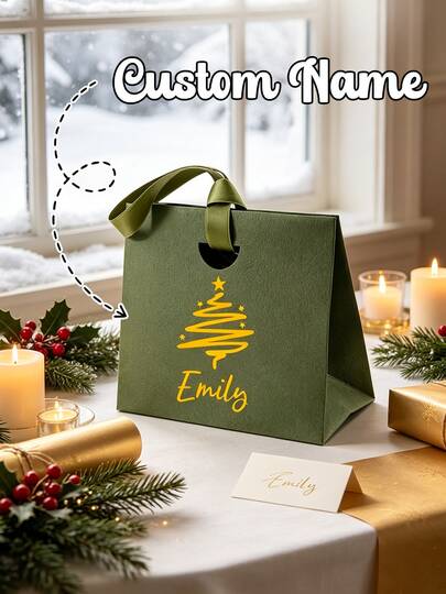Personalized Christmas Gift Bag, Personalized Christmas Toy Gift Bags, Elegant Birthday Party Gift Bag, Christmas Gift Bags, Holiday Gift Bag, 2026 Family Gifts, Santa Gifts, Christmas Decrations, Christmas Decorations