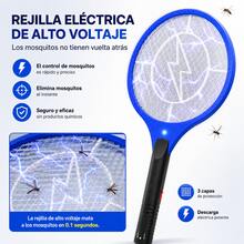 Raqueta Eléctrica Recargable Mata Moscas Y Mosquitos - Multicolor - Ver 5