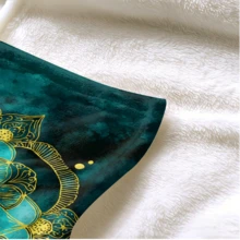 1PC Flannel Blanket, Summer Blanket, Bed Blanket , Blankets For Camping, Blanket For Beach, Throw Blanket, Multi-Use Blanket Soft , Cooling Blanket - Blanket - View 10