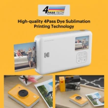 Kodak MiniShot Instant Camera, Dye-Sublimation Printing, Vibrant Photos, Multiple Filters, Bluetooth Connectivity, Compact And Portable, Perfect For Daily Memories, Travel Snaps, And Group Photos - View 4