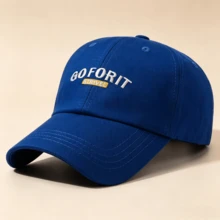 1 Stück Gothic-Stil lässige Herren-Baseballkappe, Buchstabenstickerei, Unisex-Mode, Sonnenschutz, geeignet für Outdoor-Aktivitäten - mehrfarbig - Übersicht 4