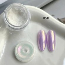 0.3g/片 美甲月光珍珠粉 天空鏡月光粉 仙女極光粉 冰透魔鏡偏光粉「天空之境系列」 - 彩色 - 查看 23