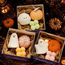 Halloween Candle Gift Set, Ghost, Pumpkin, Mummy, Flower Shaped Decorative Candles, Suitable For Home Decor, Party Table Decoration, Holiday Gift Packaging - Multicolor - View 9