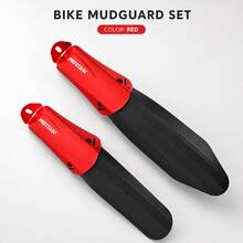MOTSUV 1 Pair Folding Mountain Bike Mudguards, Aluminum Alloy Front And Rear Rain Guards, Bicycle Mud Fender Accessories - Multicolor - View 12