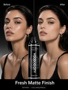 voodoo city 150ML Setting Spray Matte Finish Quick Drying Long-Lasting Makeup Lock Oil Control Non-Greasy Setting Spray - Clear - View 2