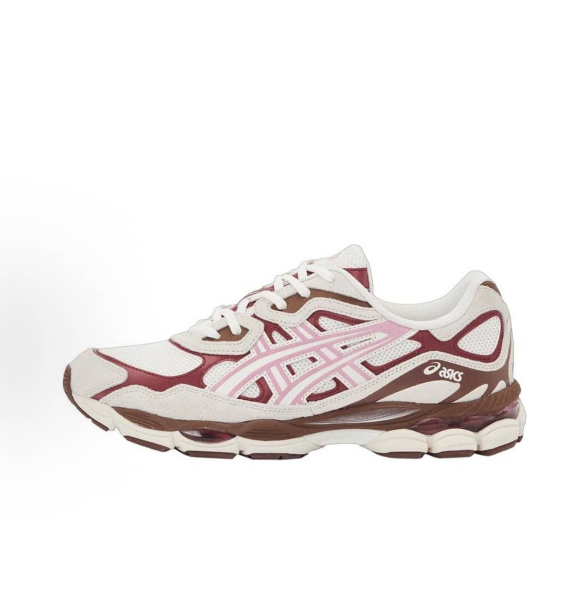 ASICS Gel-NYC Sneakers - Authentic Unisex Retro Lifestyle Running Shoes | Viral 2026 Sportstyle Urban Trainers | Premium Gel Technology Cushioning | Durable Suede & Mesh Performance Footwear | Classic Comfort Daily Sneakers - 奶油粉紅色 - 查看 1