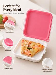 Sandwich Toast Bento Box, Portable Outdoor Lunch Box, Suitable For Students And Office Workers, Home Use, Back To School Season - Multicolor - View 9