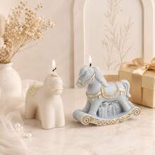 Zhonghui Mold 3D Cute Horse Silicone Mold, Rocking Horse Candle Mold, Suitable For DIY Handmade Soap, Resin, Plaster, Handmade Crafts And Gifts Decoration - Animal - View 4