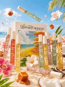 10pcs Brazil Series Fragrance Gift Set, Includes 10 Unique Designs, Limited Edition Indoor/Outdoor Air Fresheners, Multi-Layer Design Enhances Well-Being, Long-Lasting Natural Fresh Scent, Charming Must-Have - Multiple Fragrances - View 8