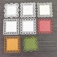 Lace Layering Frame Die For Card Making, Irregular Pattern Cutting Die, Metal Die-Cutting Die, Scrapbooking Die, DIY Embossing And Etching Template For Crafts - DX576 - View 1