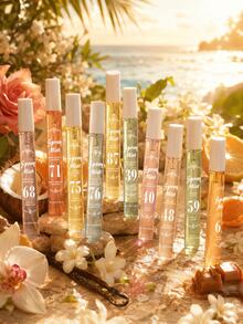 10pcs Brazil Series Fragrance Gift Set, Includes 10 Unique Designs, Limited Edition Indoor/Outdoor Air Fresheners, Multi-Layer Design Enhances Well-Being, Long-Lasting Natural Fresh Scent, Charming Must-Have - Multiple Fragrances - View 9