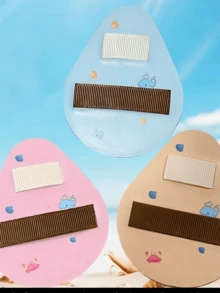 3pcs Hydrophilic Polyurethane Teardrop-Shaped Velvet Makeup Sponge Set, Soft Absorbent Makeup Sponge For Foundation, Concealer, Blending, Portable Travel Beauty Gift For Women (Differences May Exist Between Different Batches) - Multicolor - View 10