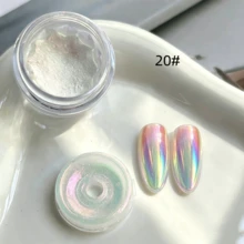 0.3g/片 美甲月光珍珠粉 天空鏡月光粉 仙女極光粉 冰透魔鏡偏光粉「天空之境系列」 - 彩色 - 查看 24