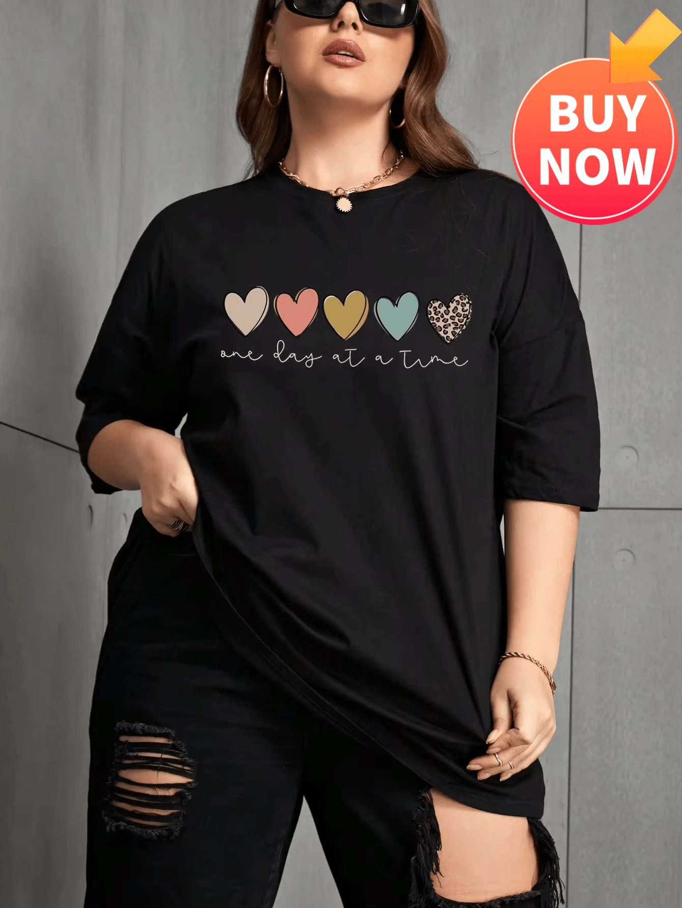 Herbst Tops für Frauen Rote Spinne Gothic Grunge Muster Unisex - Schwarz - Übersicht 1