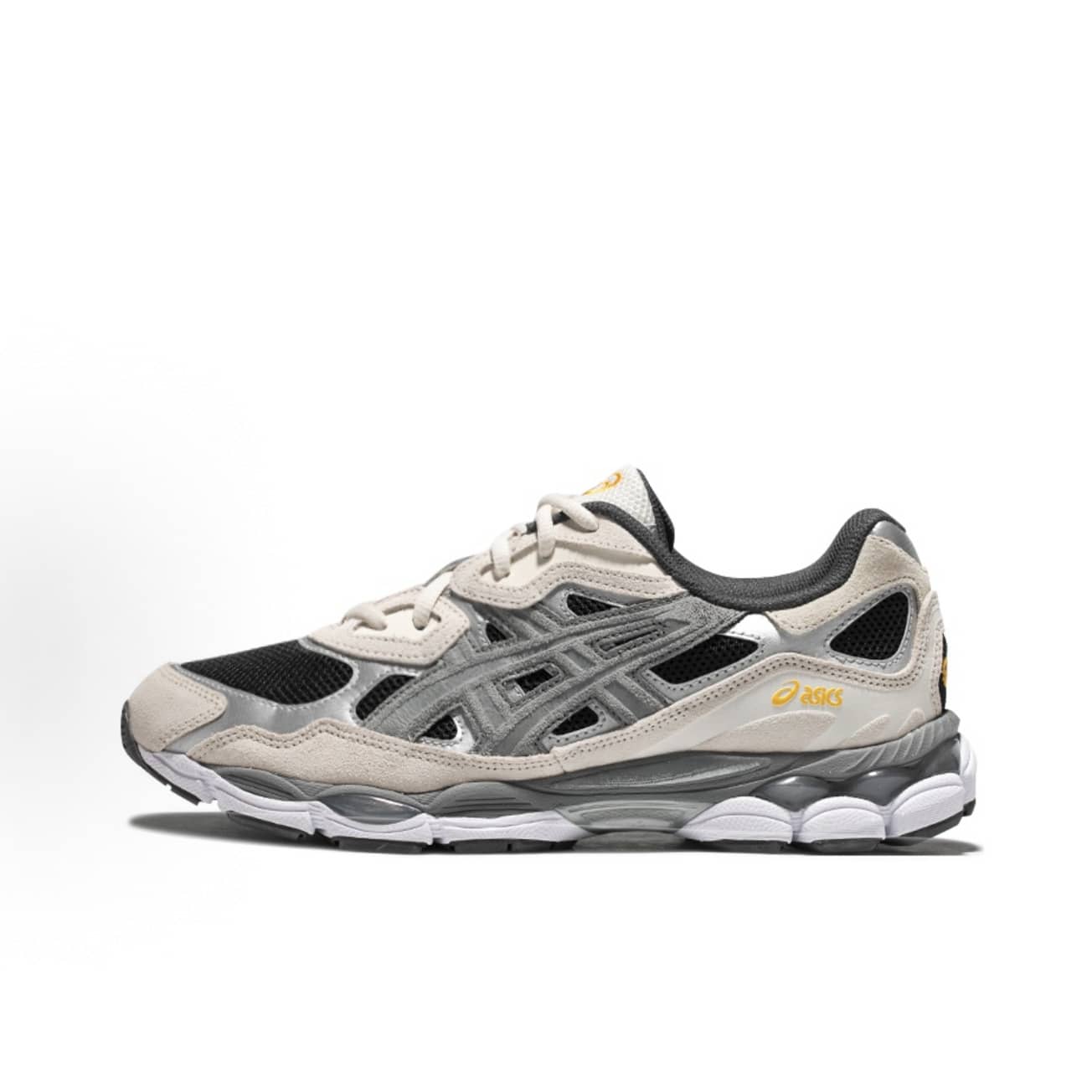 ASICS Gel-NYC Sneakers - Authentic Unisex Retro Lifestyle Running Shoes | Viral 2026 Sportstyle Urban Trainers | Premium Gel Technology Cushioning | Durable Suede & Mesh Performance Footwear | Classic Comfort Daily Sneakers - Griege Black - 查看 1