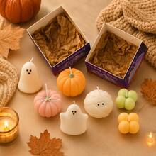 Halloween Candle Gift Set, Ghost, Pumpkin, Mummy, Flower Shaped Decorative Candles, Suitable For Home Decor, Party Table Decoration, Holiday Gift Packaging - Multicolor - View 7