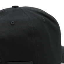 Men's Hip Hop Letter Baseball Cap, Outdoor Adjustable Breathable Mesh Cap - Black - View 2