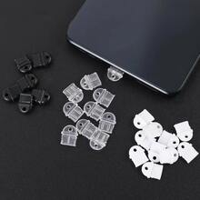 Type-C 防塵塞吊飾，適用於 Type-C USB 充電孔，防塵塞 DIY 吊墜矽膠保護塞，2mm 手機配件，適用於 S*Msung Mi - 彩色 - 查看 2