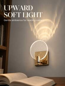 1pc Modern Crystal Wall Lamp With Bubble Shade - 5W LED Light, Battery-Free Design, Suitable For Bedroom, Living Room, Hallway, Entryway And Bedside Decor - Multicolor - View 10