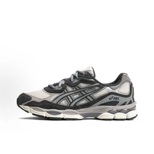 ASICS Gel-NYC Sneakers - Authentic Unisex Retro Lifestyle Running Shoes | Viral 2026 Sportstyle Urban Trainers | Premium Gel Technology Cushioning | Durable Suede & Mesh Performance Footwear | Classic Comfort Daily Sneakers - Oat Gray - 查看 1