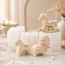 Zhonghui Mold 3D Cute Horse Silicone Mold, Rocking Horse Candle Mold, Suitable For DIY Handmade Soap, Resin, Plaster, Handmade Crafts And Gifts Decoration - Animal - View 8