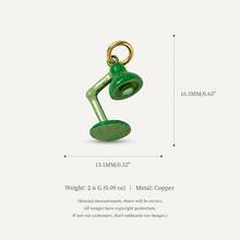 1pc New Vintage Artistic Pendant, Distressed Cute Style, 14K Gold Plated Copper Material, Suitable For DIY Charm Bracelet Pendant, Bracelet Pendant, Women's Jewelry, Pendant For Jewelry Making - Multicolor - View 8