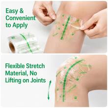POSEIDON Tattoo Care Bandage Roll, 2 Sizes Available (15*500cm / 15*1000cm), Breathable Protective Film, Freely Cuttable, Suitable For Tattoos Of All Sizes, Transparent Waterproof, Suitable For New Tattoos - View 4
