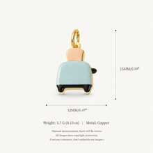 1pc New Vintage Artistic Pendant, Distressed Cute Style, 14K Gold Plated Copper Material, Suitable For DIY Charm Bracelet Pendant, Bracelet Pendant, Women's Jewelry, Pendant For Jewelry Making - Multicolor - View 16