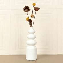 1/2pcs Gourd Art Vase, One-Piece Molded Stable Base Resistant To Tipping, Minimalist Solid Color Matte Surface Versatile And Elegant - Gourd - View 10