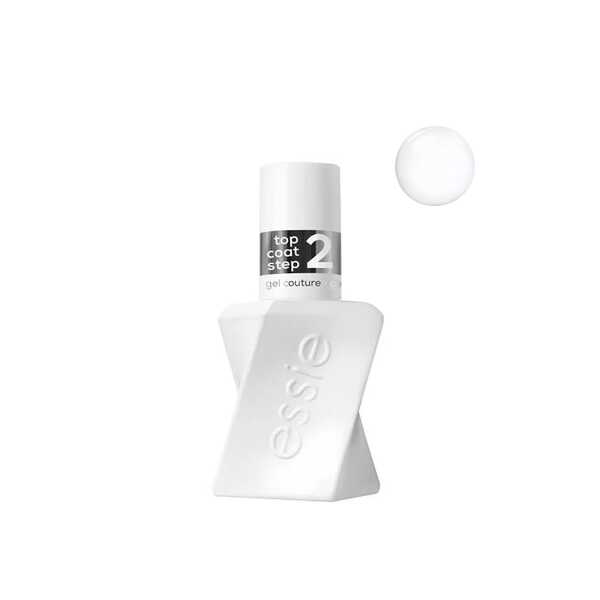 Essie إيسي جل كوتور توب كوت 13,5 مل - تشطيب عالي اللمعان، جفاف سريع