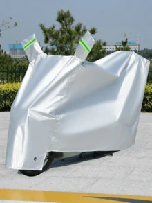 1 buah Sarung Motor Universal, Dengan Gesper Tahan Angin, Tahan Air dan Tahan Sinar Matahari, Tebal, Tahan Aus - Beraneka warna - View 2