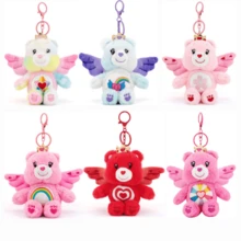 正版 Care Bears 15cm 毛絨娃娃吊飾 派對裝飾 昆蟲系列 填充動物娃娃 包包掛飾 卡通毛絨娃娃鑰匙圈 生日禮物 - 彩色 - 查看 10