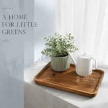 1/2/3 Rectangular Tray - Featuring A Creative Laser-Engraved Bee Pattern, This Washbasin Tray, Bathroom Tray, Perfume Tray, Bathroom Countertop Storage Box, Rectangular Bathroom/Washbasin Storage Rack With Polished Wood Grain, Minimalist Solid Wood Tray, Decorative Tray, Bathroom Decoration, Bathroom Accessories. - Brown - View 7