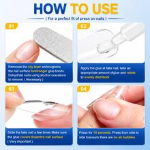 LIMEGIRL 20G Large Capacity Nail Glue, Super Strong Fast Drying Nail Glue, Suitable For Nail Tips, Acrylic Nails And Nail Extensions, Long Lasting Nail Adhesive, No UV Lamp Required, Professional Salon And DIY Use - MJ159-9 20g - View 4