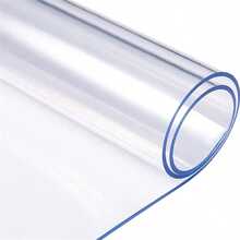 Clear Vinyl Tablecloth Waterproof WrinkleResistant PVC Plastic Table Cover For Dining TablePicnic Outdoor Party Rectangular Square TableProtection Easy Clean Cut To Size Craft Projects HomeKitchen Decor Washable Reusable - Transparent - View 5