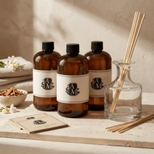 500ml Fragrance Diffuser Oil, Flameless Aroma Diffuser Refill Liquid, Suitable For Ultrasonic Aroma Diffusers, Diffusers, Reed Diffusers, Flameless Aroma Diffusers (30% Concentration, Most Products On The Market Are 4%-6%). Hotel Premium Flameless Aroma Diffuser Oil Reed Diffuser Sticks - one-size - View 2