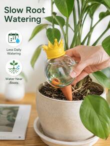 500ML 植物澆水球，自動滴灌自澆水球，可維持長達 7 天，適用於室內外盆栽植物 - A - 查看 2