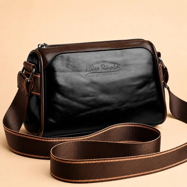 Bolsa Feminina Alça Transversal e Tira Colo Couro Premium Tamanho Pequena Casual e Trabalho