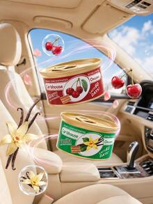 Lasting Fiber Block Car Air Freshener, Solid Fragrance Diffuser, Odor Eliminator, Home Decor, Flameless Diffuser, Closet Hanging Fragrance, Suitable For Room, Bathroom, Bedroom, Office, Natural Scents: Vanilla, Bubble Gum, Cherry, Lavender, Strawberry, Coconut, Great Gift For Birthday, Christmas, Mother's Day, Father's Day, Wedding, Graduation, Music Festival - Multiple Styles - View 25