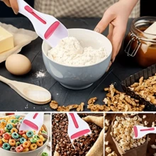 1/2PCS Cupcake Scoop Dispenser, Measuring Function, Non-Stick Surface, Independent Push-Pull Design, Suitable For Baking And Dessert Making, Basic Baking Supplies, Perfect For Making Cupcakes, Chocolate, Pancakes And Cookie Dough, Baking Accessories, Dessert Lovers, Kitchen Supplies And Kitchen Gadgets. - Multicolor - View 8