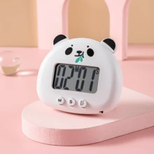 SOKANY Multifunctional Cartoon Timer, Forward And Reverse Countdown Function, Battery Powered (1 X AAA Battery), Large LCD Screen, Clock/Alarm Display Function, With Stand, Suitable For Learning And Work And Other Multiple Scenarios - Red Panda - View 12