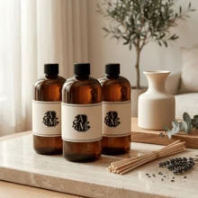 500ml Fragrance Diffuser Oil, Flameless Aroma Diffuser Refill Liquid, Suitable For Ultrasonic Aroma Diffusers, Diffusers, Reed Diffusers, Flameless Aroma Diffusers (30% Concentration, Most Products On The Market Are 4%-6%). Hotel Premium Flameless Aroma Diffuser Oil Reed Diffuser Sticks - one-size - View 3