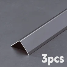 3pcs 50cm/19.68in Decorative Metal Aluminum Wall Corner Guards Wall Edge Protectors - 3pcs - View 17