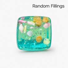 Multiple Ocean-Themed Transparent Fun Blocks Educational Toys For Kids, Shell And Star Elements Cognitive Enlightenment, Suitable For Parent-Child Interaction And Classroom Activities - Multicolor - View 17