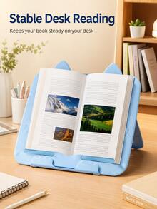 Multifunctional Foldable Reading Stand, Suitable For Books, Smartphones, Tablets And Laptops, Ideal For Students Learning, Office Work, Travel, Can Stably Support Reading Materials And Devices - One Size - View 5