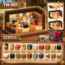 New Magnetic Blocks 0.78 Inch Magnet World Magnetic Tiles Forest Cabin, End Portal, Wooden House Series Building Block Toy Set STEM Education Montessori Sensory 2026 Best Christmas Birthday Children Toy Gift - Multicolor - View 9